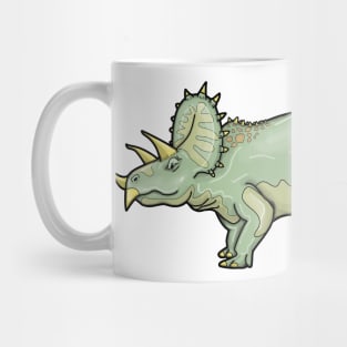 Triceratops Trike Dinosaur Cartoon Character Graphic Jurassic Mug